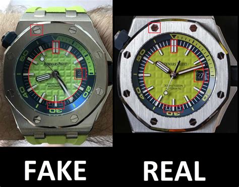 fake ap watch vs real|audemars piguet first copy.